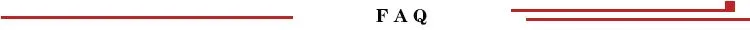FAQ