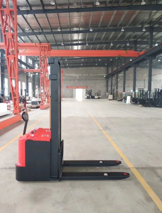 Battery Walking Electric Stacker Factory Electric Forklift Truck Custom Electric Reach Stacker