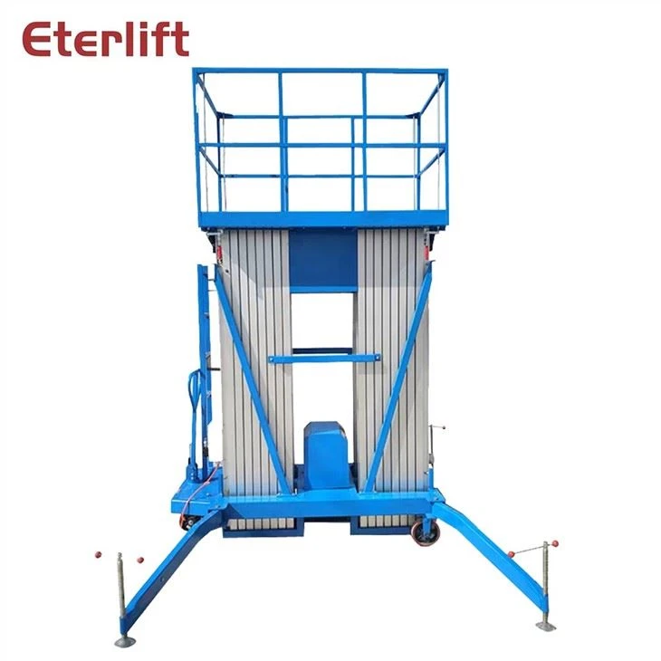 Mast Telescopic Aerial Platform Lift Table/Hydraulic Aluminum Alloy Lift