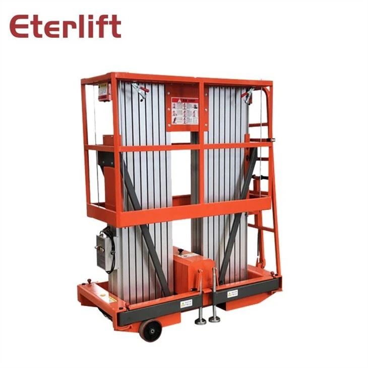 2 Mast Aluminum Aerial Work Platform