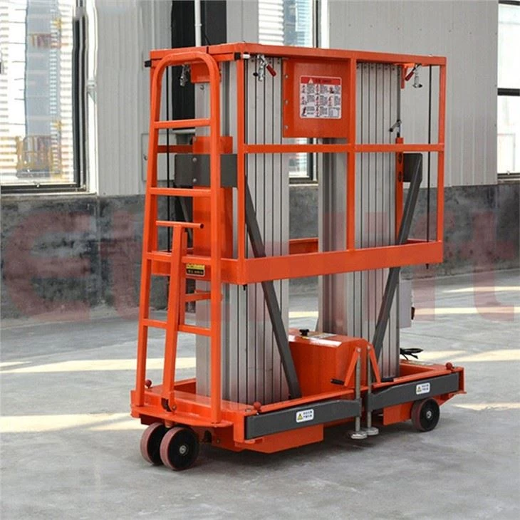2 Mast Aluminum Aerial Work Platform