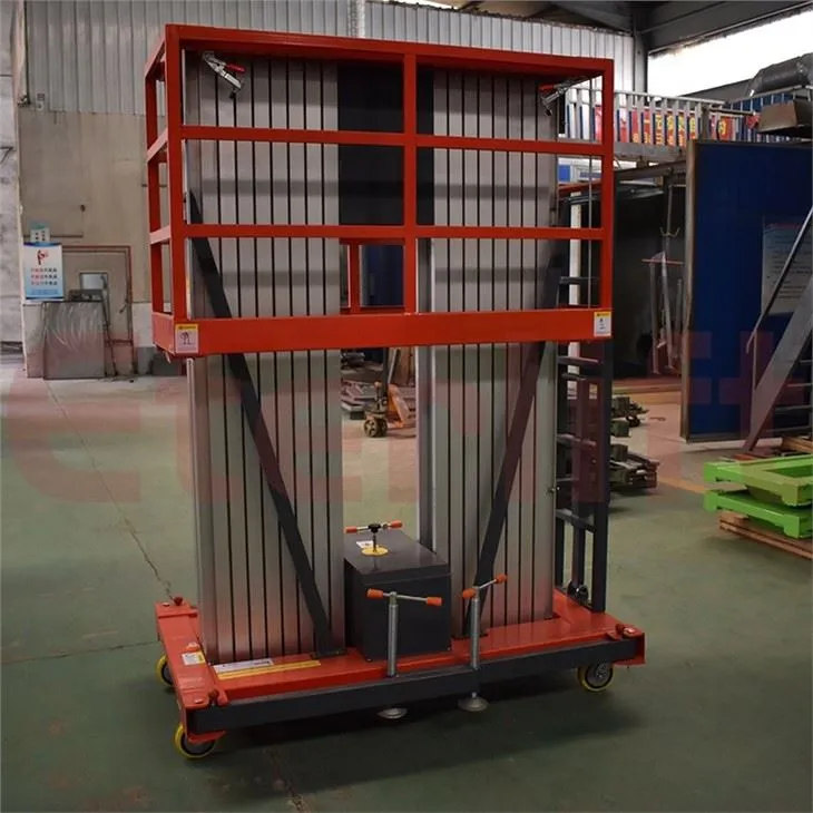 Aluminum Vertical Man Lift Table