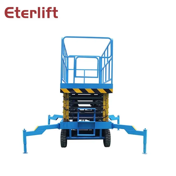 Traction Mobile Scissor Lifting Platform