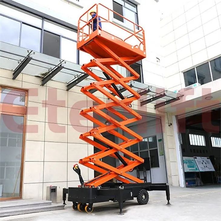 Traction Mobile Scissor Lifting Platform
