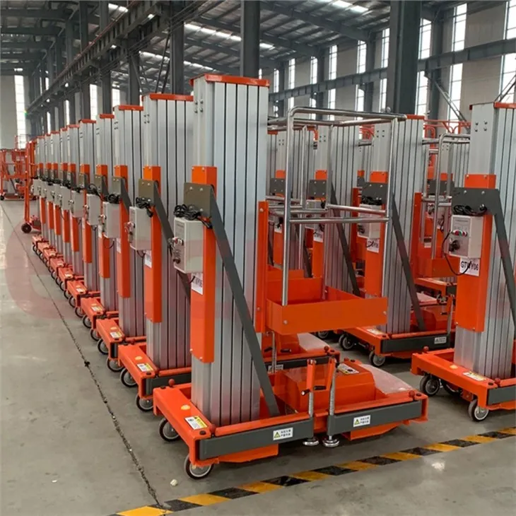 Single Mast Aluminum Man Lift