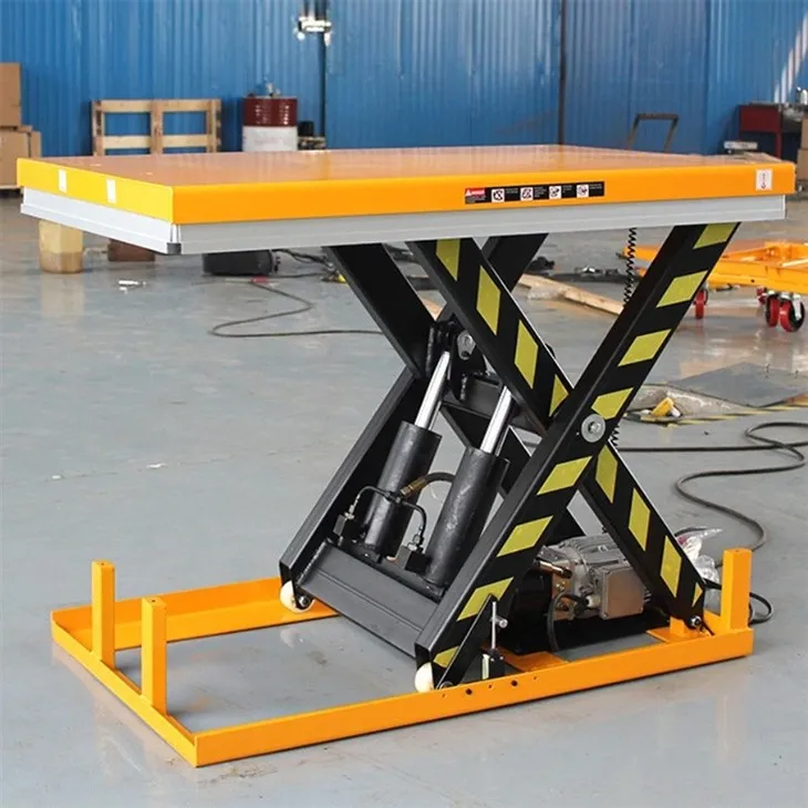 Electric Powered Stationary Scissor Lift Table