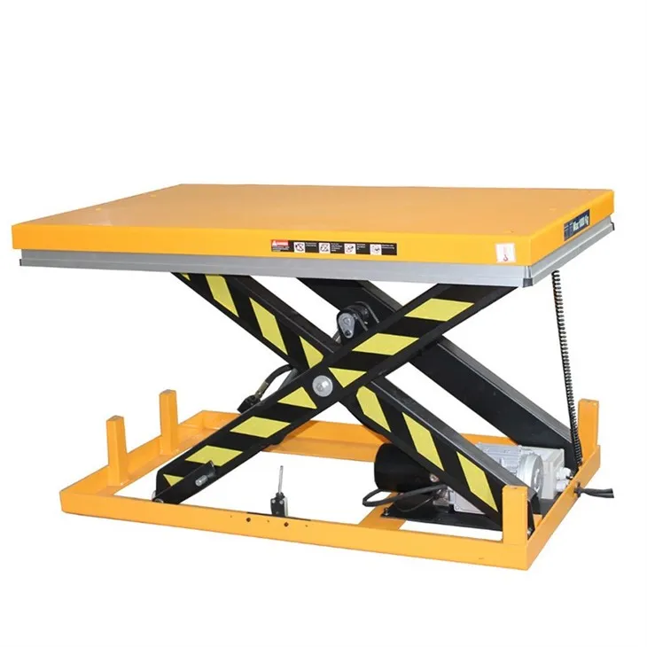 Electric Powered Stationary Scissor Lift Table