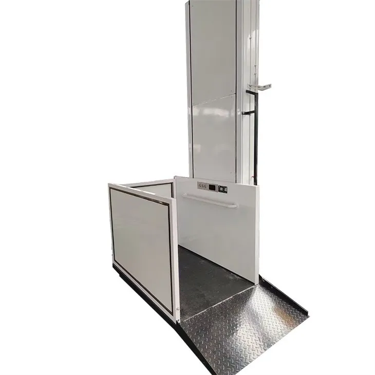 Wheelchair lift for home outside