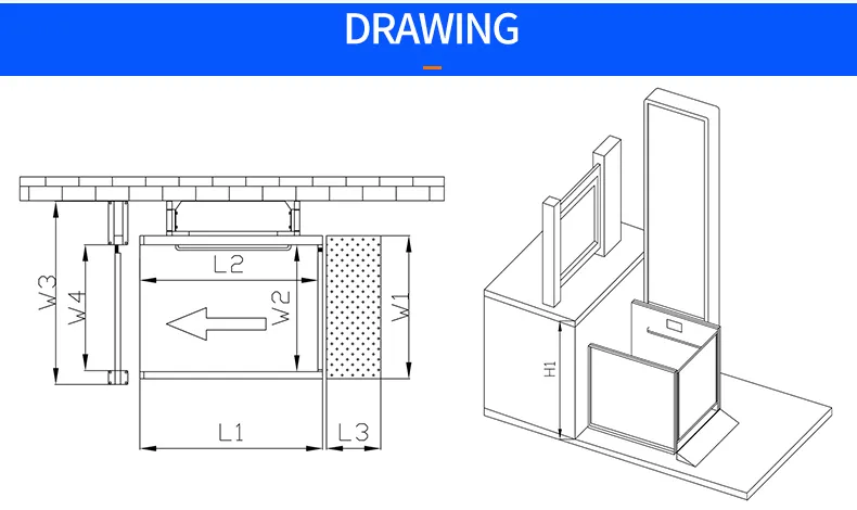 wheelchair lift drawing wheelchair lift drawing