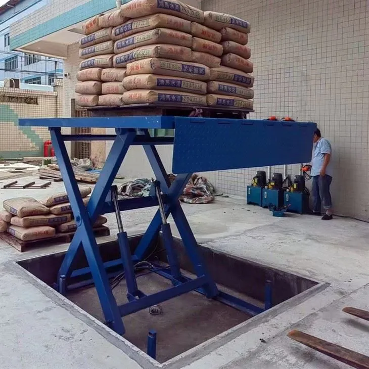 Small Stationary Hydraulic Scissor Lift