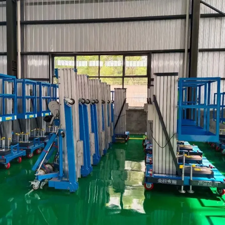 Small Vertial Mast Lift